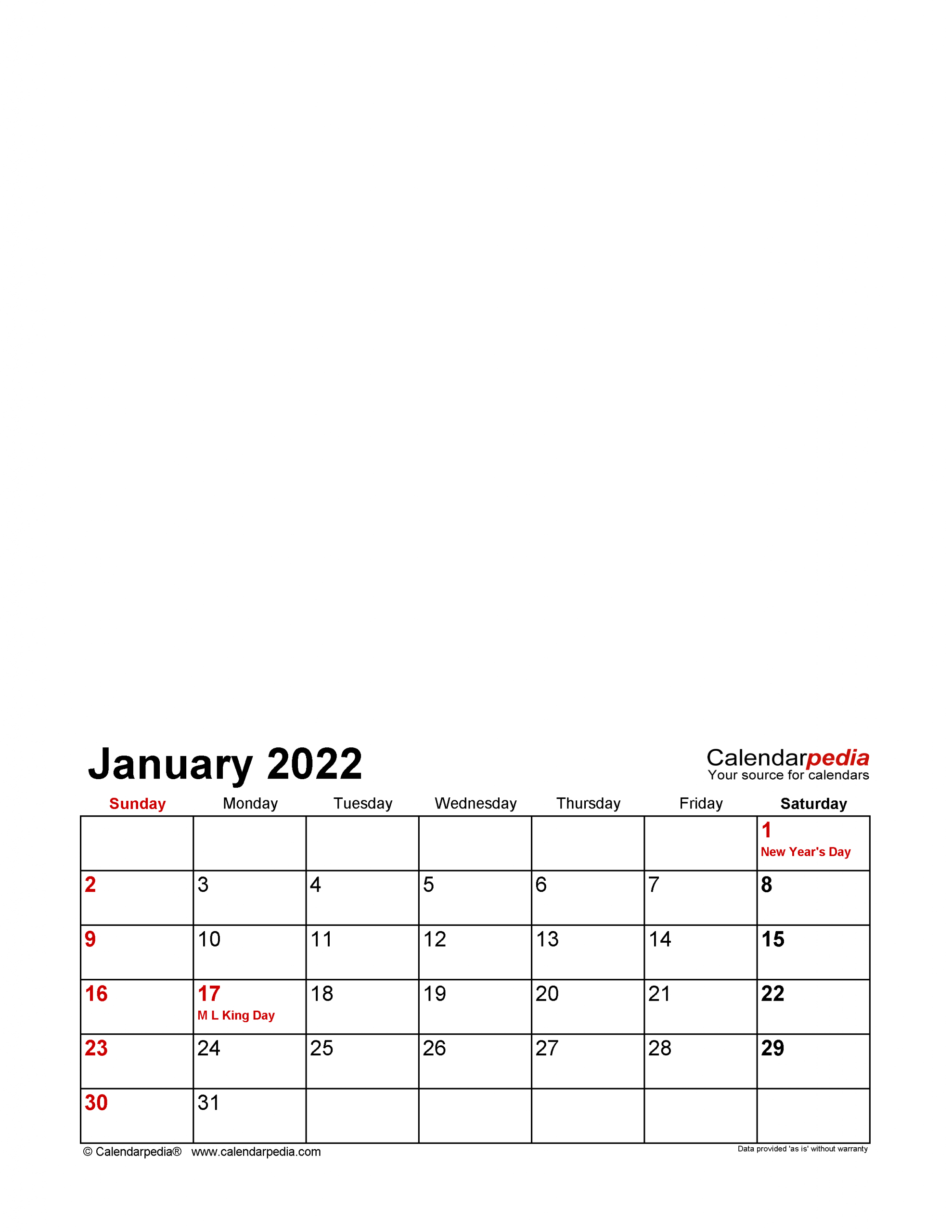 Photo Calendar 2022 - Free Printable Excel Templates