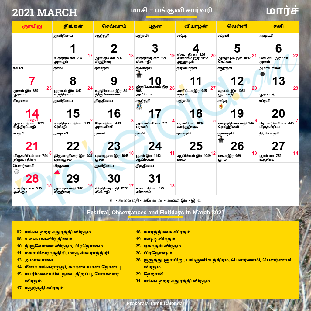 Tamil Calendar 2022 January Pongal Calendar Template 2023