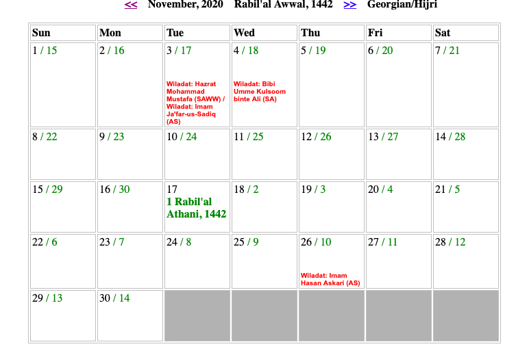 Shia Islamic Calendar Usa 2022 [Updated Calendar] - David