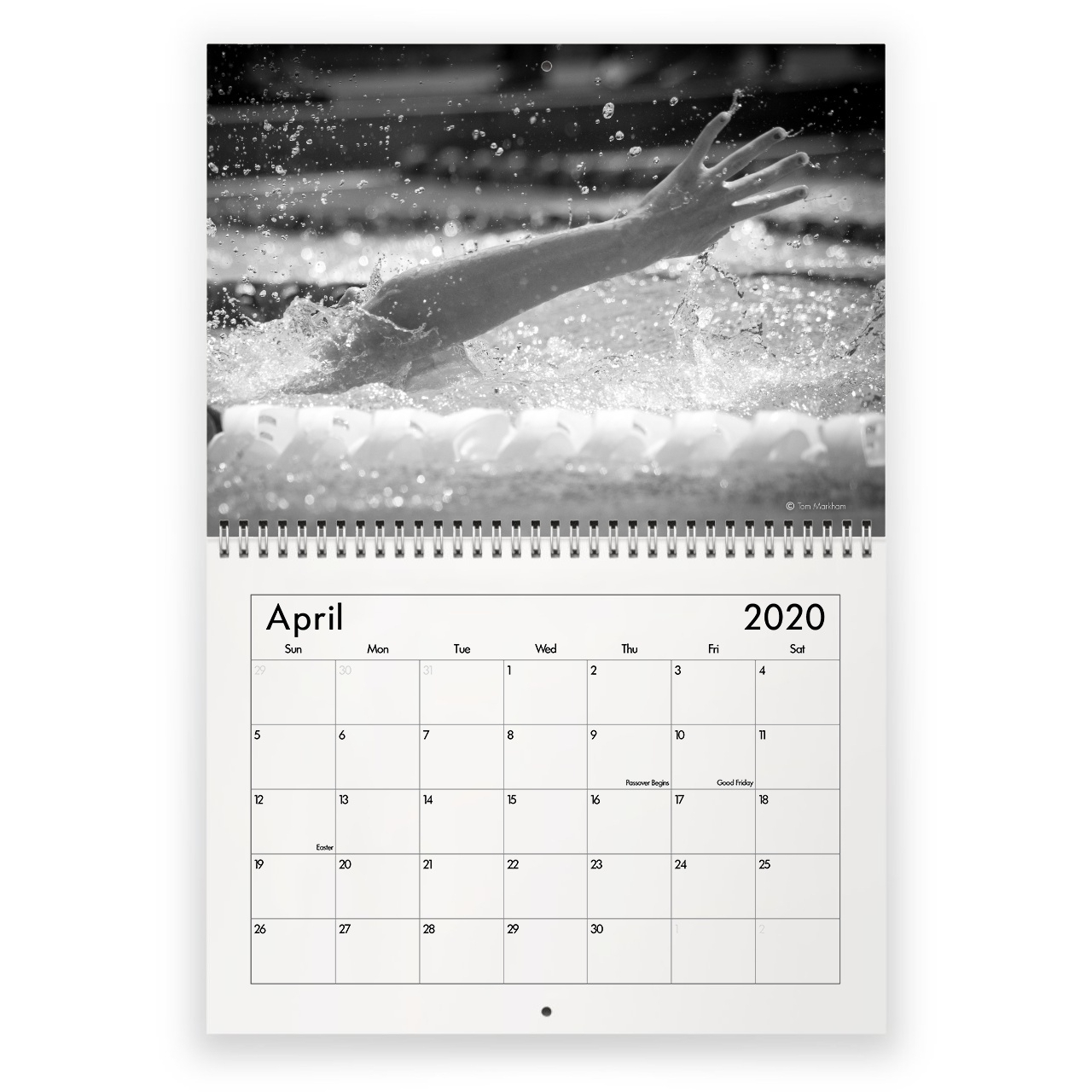 Swimming 2022 Calendar