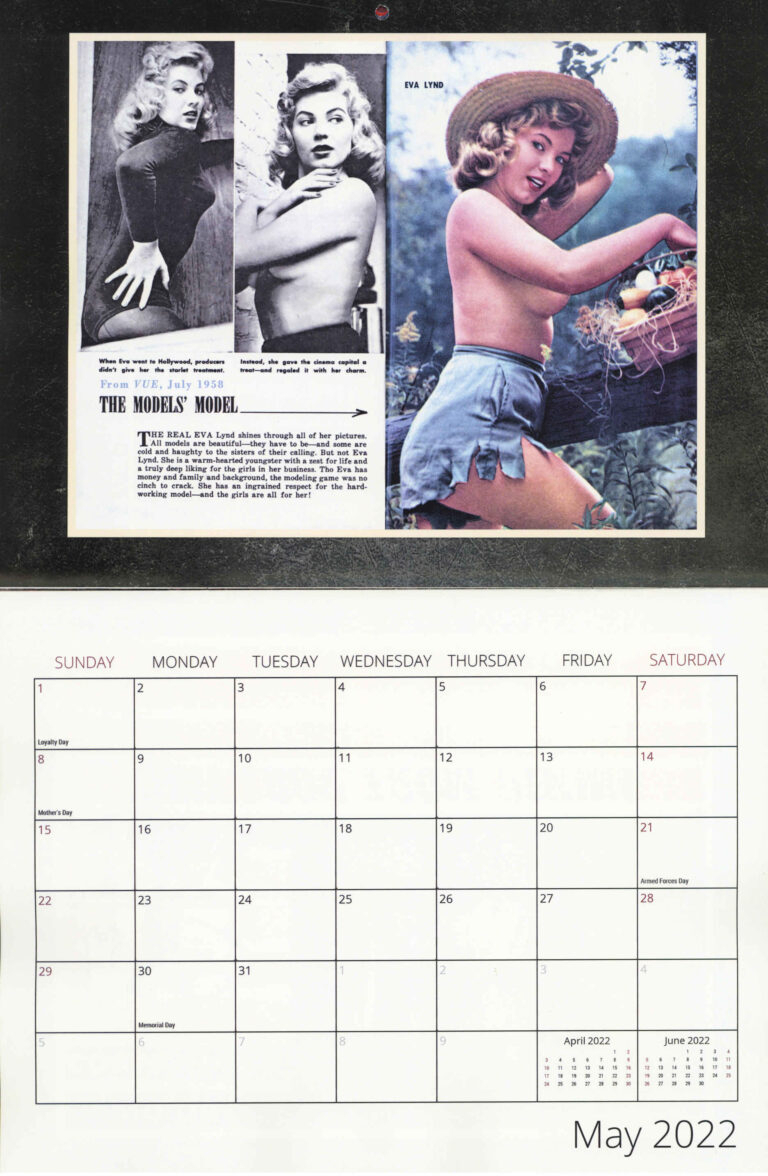 The 2022 Eva Lynd Calendar Is Now Available - The Men&#039;S