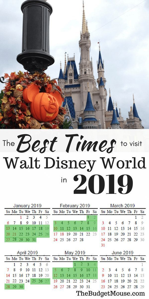 The Best Time To Go To Disney World In 2021 &amp; 2022 + Free