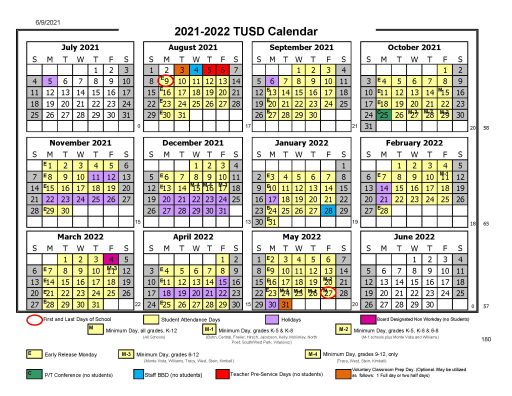 Tusd School Calendar 2022-2023 - February Calendar 2022