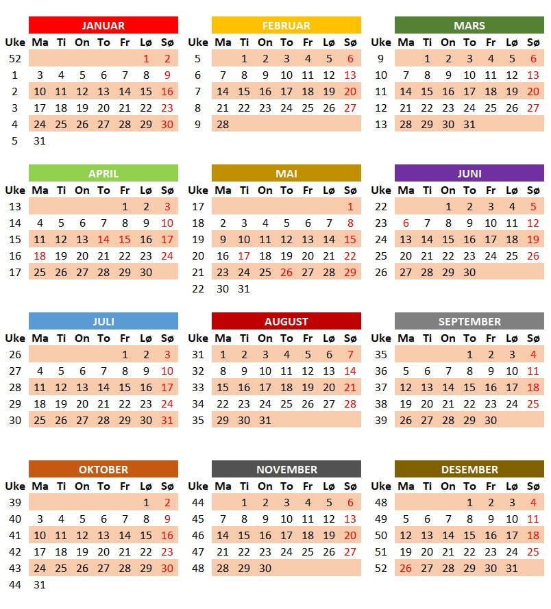 Ukekalender 2022 - Ukekalender