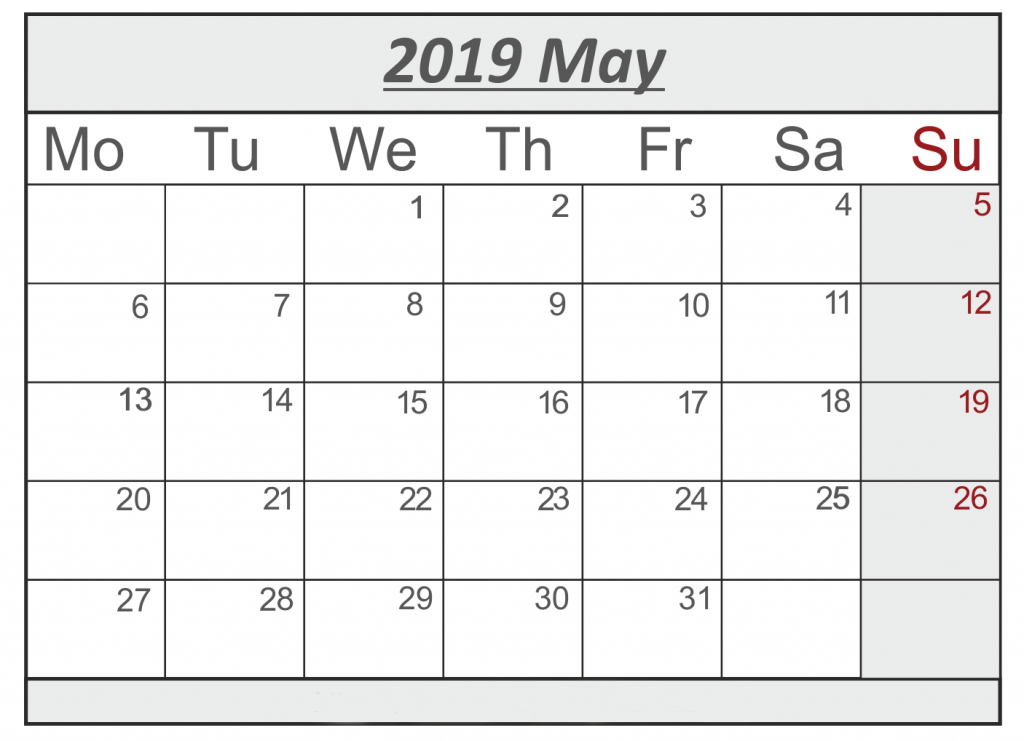When Is Memorial Day 2019? | Printable Template Calendar