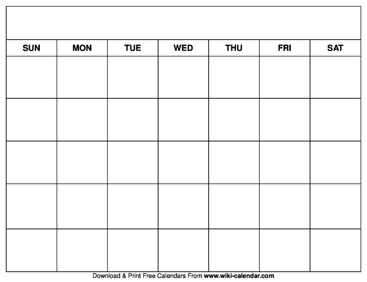 Wiki Calendar — Free Printable March 2020 Calendars