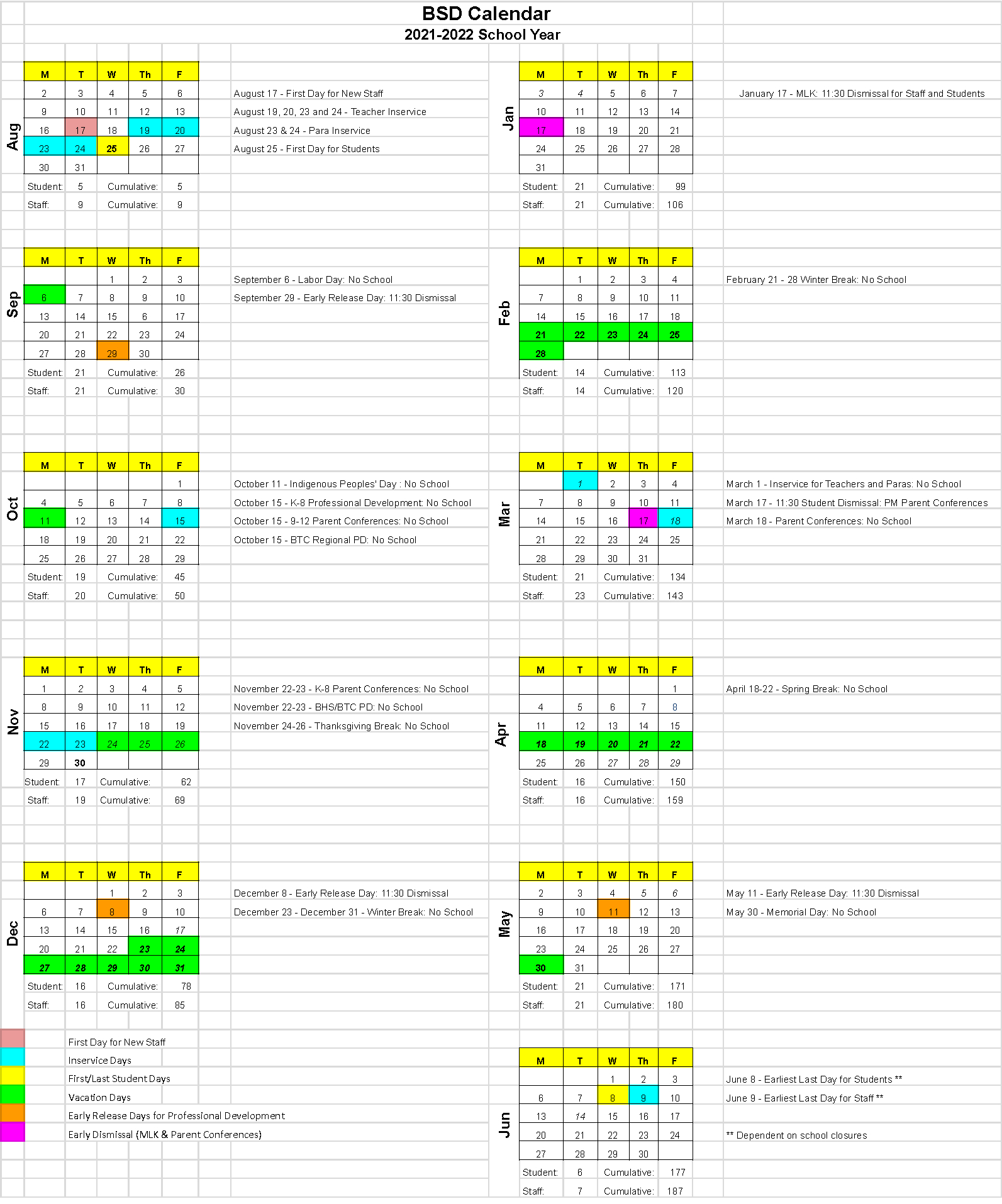 Youth Group Promotions Calendar 2022 [Latest Revision