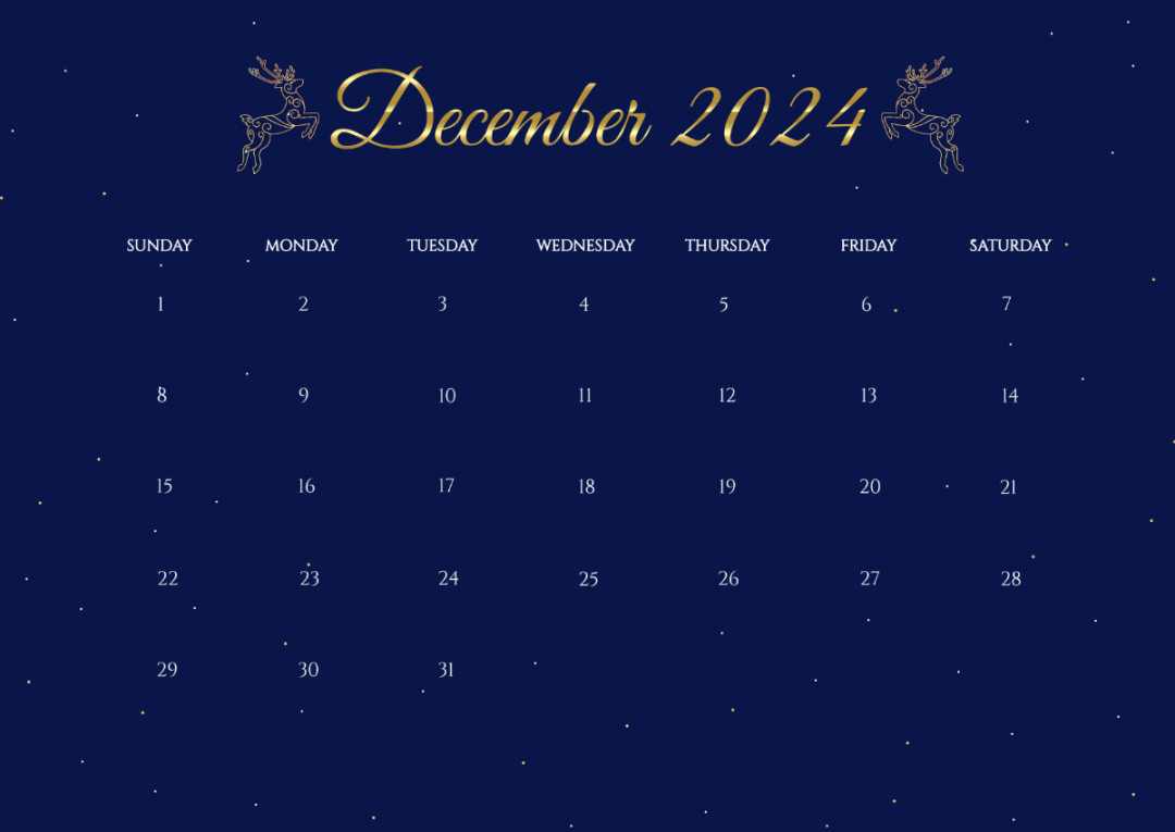 General Blue December Calendar  Templates - Edit Online