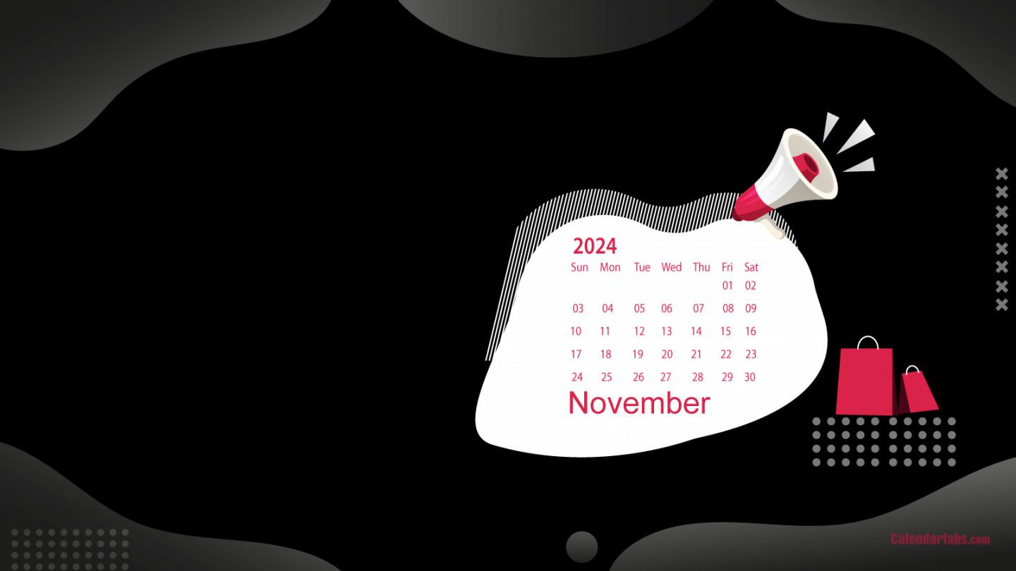 November  Desktop Wallpaper Calendar - CalendarLabs