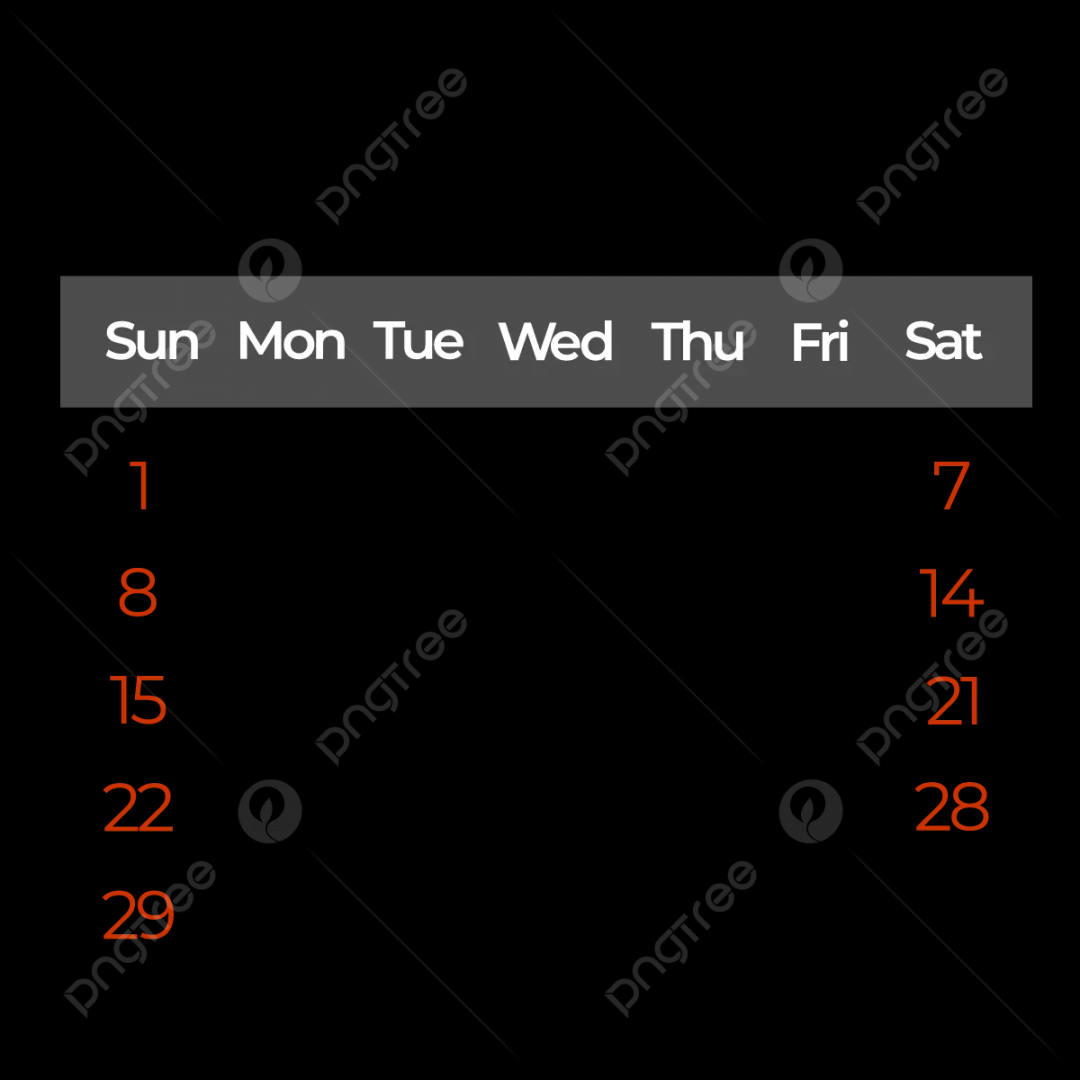 September  Calendar Black Simple Style Vector, , Calendar