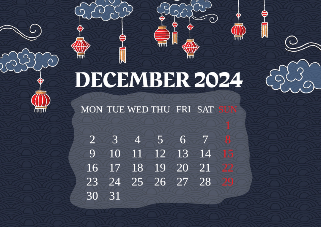 FREE December Calendar  Templates & Examples - Edit Online