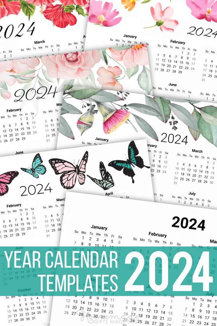 Free Yearly Calendar Printables for , ,  and beyond!