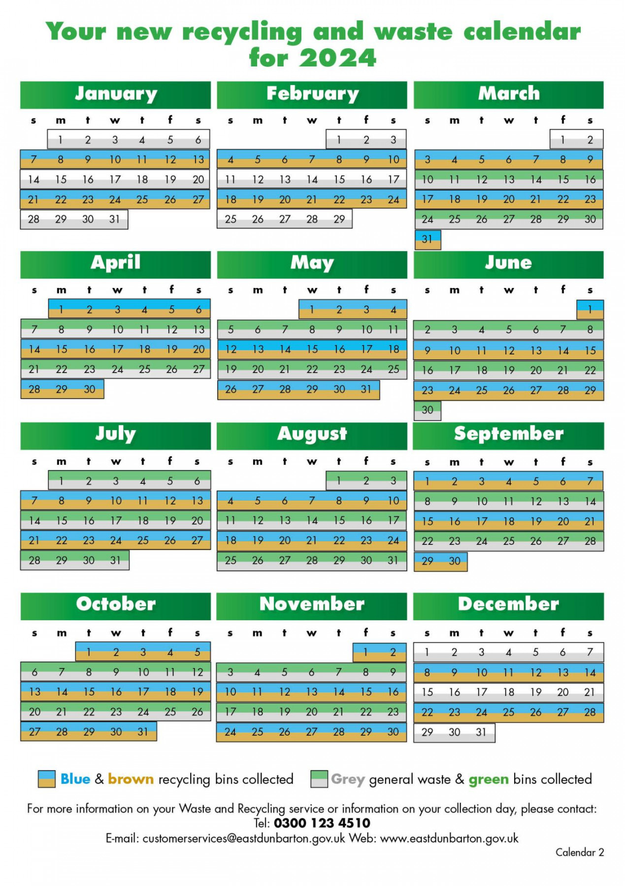 Bins and recycling  East Dunbartonshire Council