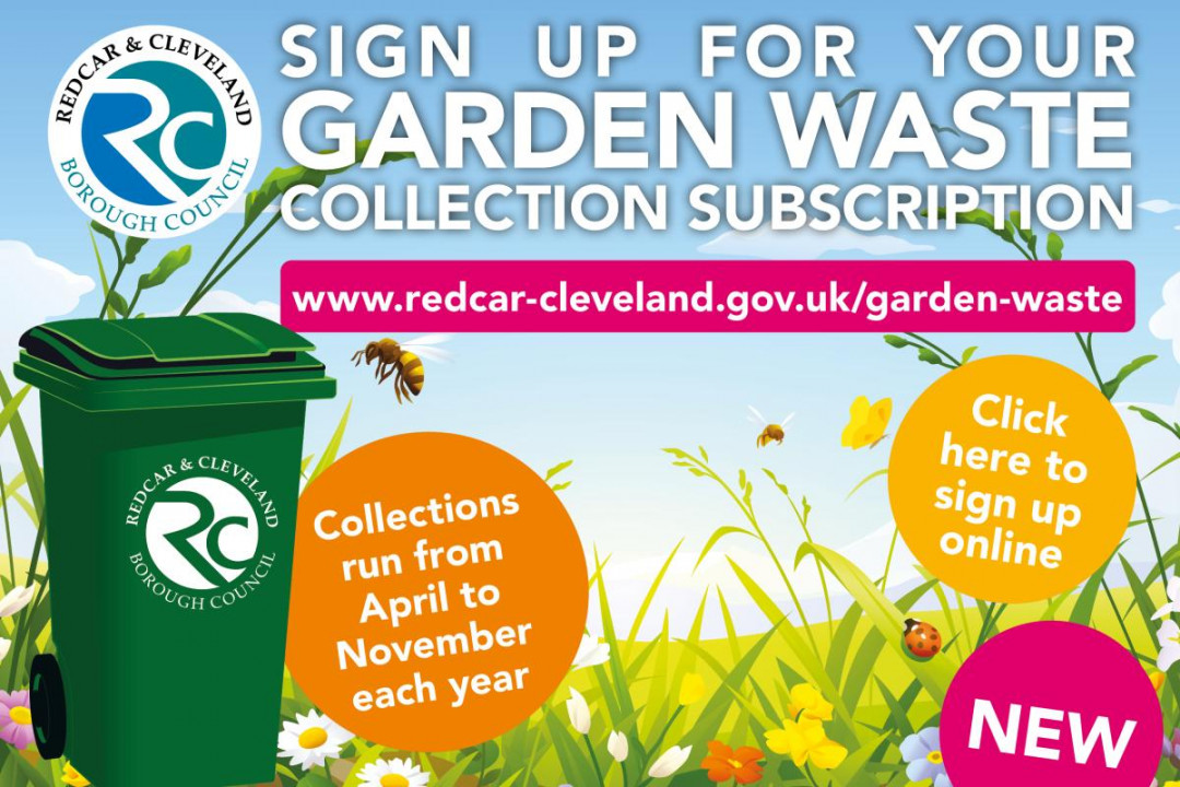 Sign up for garden waste collection service  Redcar and Cleveland