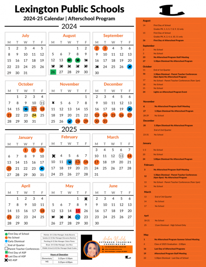 Calendar – Lexington Public Schools