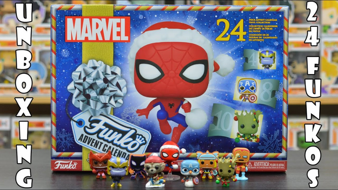 Opening the ENTIRE  Marvel Funko Advent Calendar!