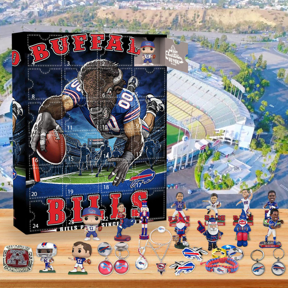 Buffalo Bills Advent Calendar -- The One With  Little Doors