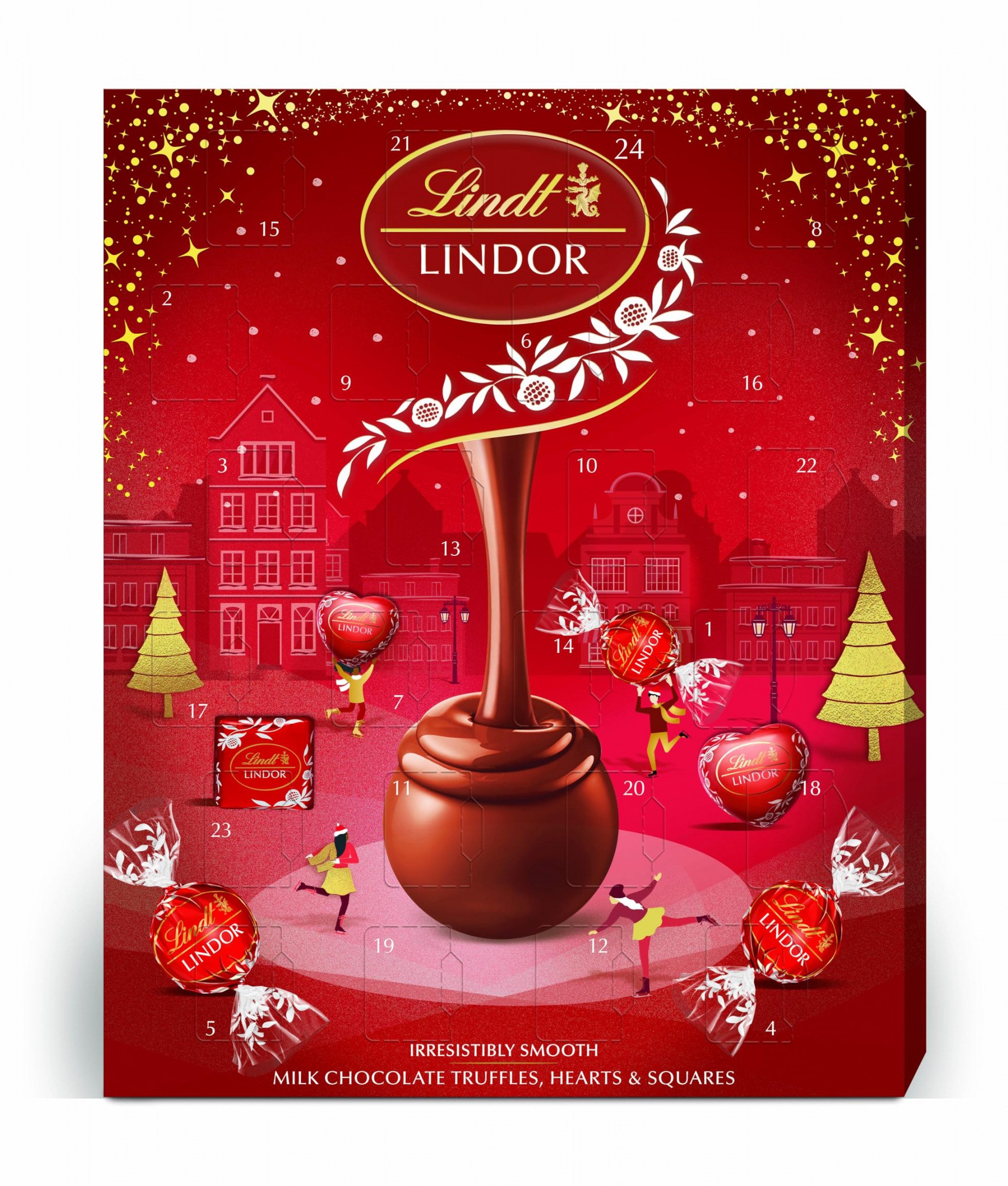 Lindt Lindor Milk Chocolate Advent Calendar, g