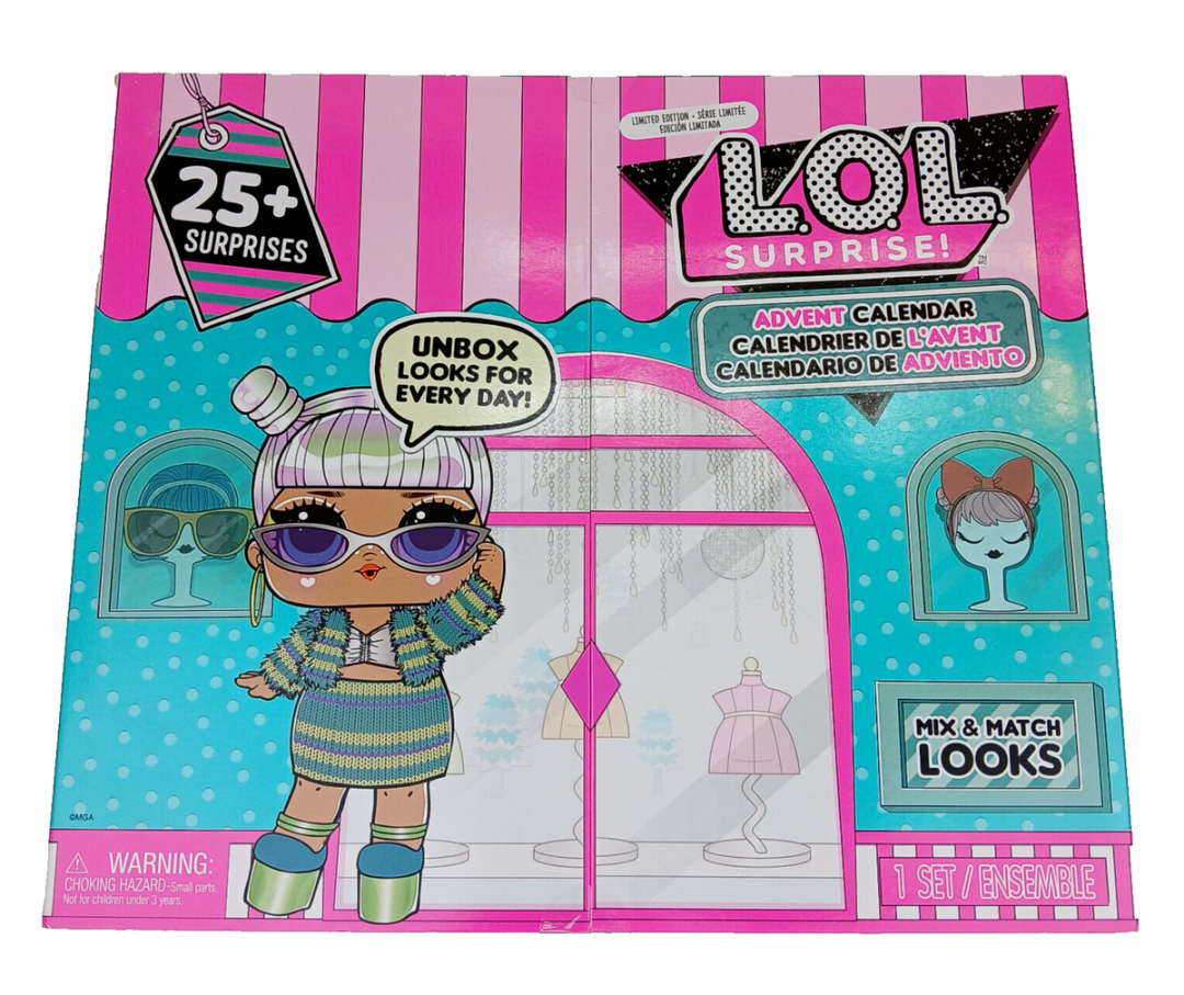 LOL Surprise Advent Calendar with + Surprises Limited Edition Doll &  Outfits