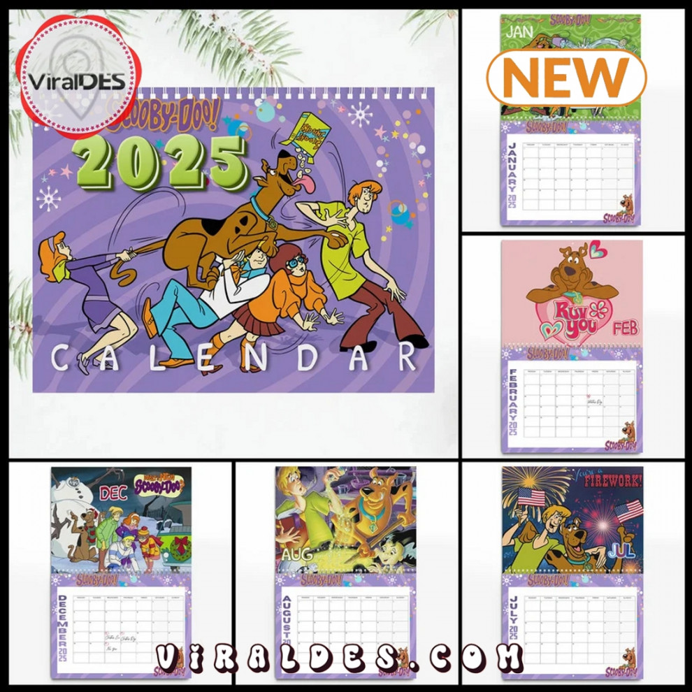 Scooby-Doo Happy New Year  Calendar - Viraldes Store