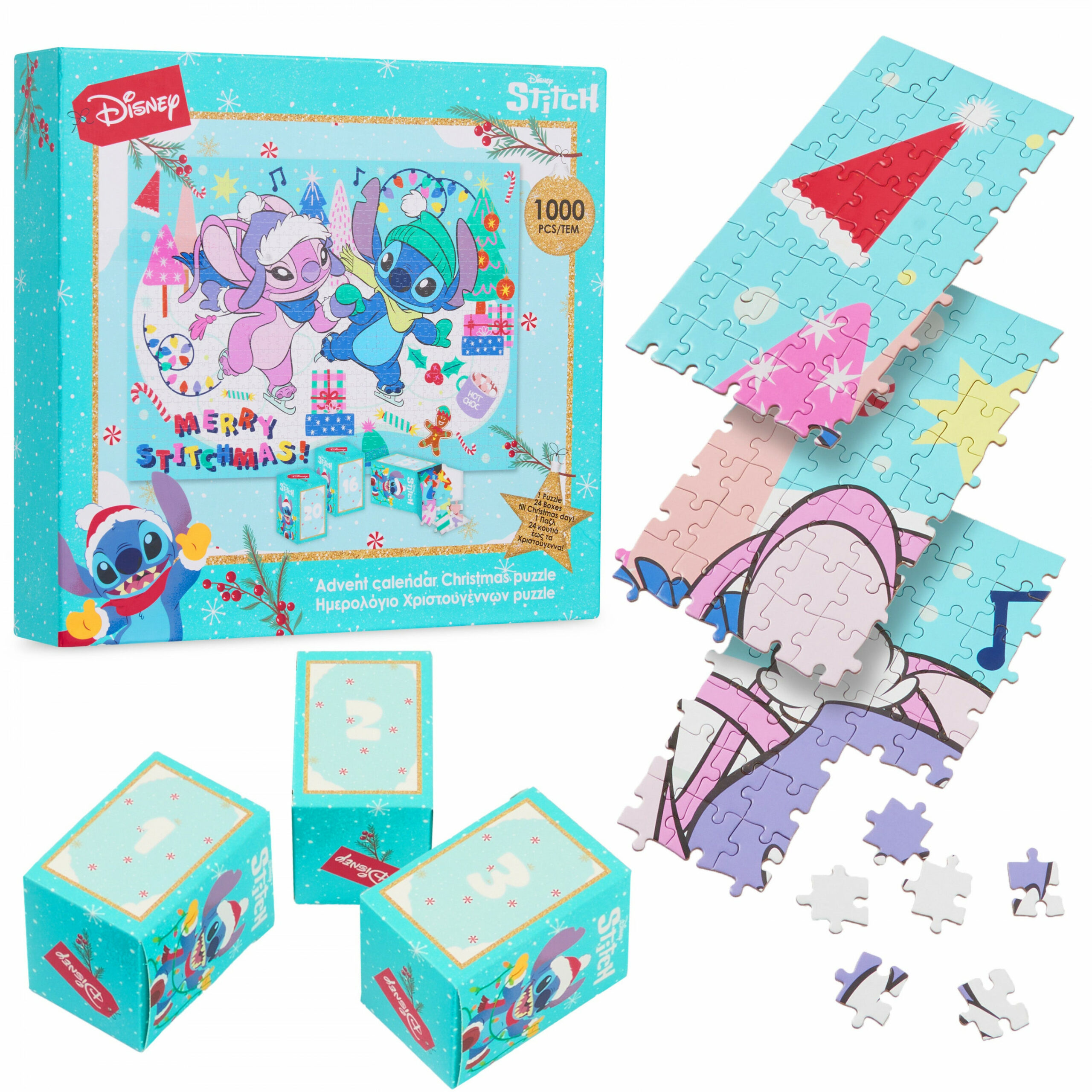 Disney Stitch Puzzle Advent Calendar  Christmas Countdown for