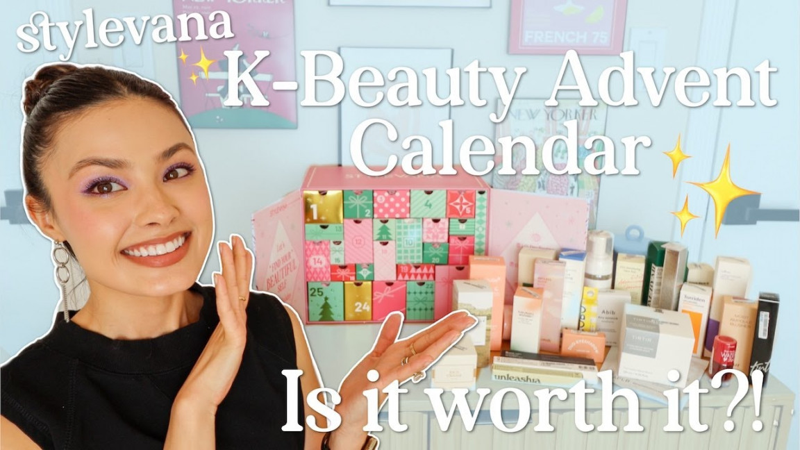 REVEALING THE  STYLEVANA K-BEAUTY ADVENT CALENDAR ✨ Are the  items  worth $?!