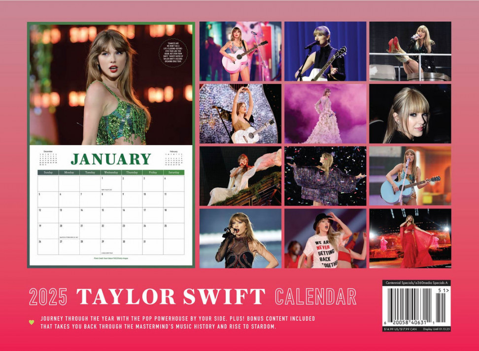 Taylor Swift -  Calendar: A Year With The World