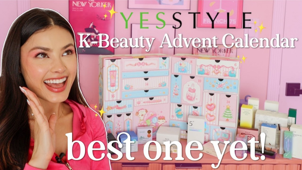 Unboxing the YesStyle  K-Beauty Advent Calendar ✨ $+ of K-Beauty for  $?!