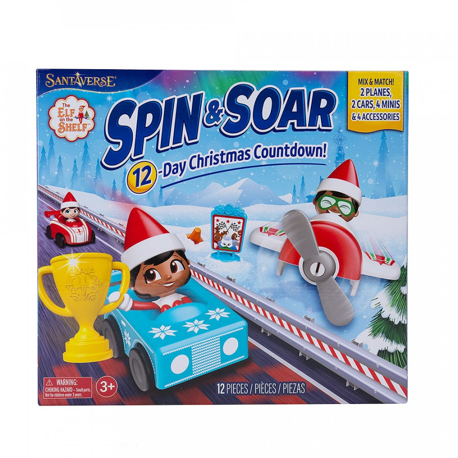 Spin & Soar -Day Countdown to Christmas – Santa