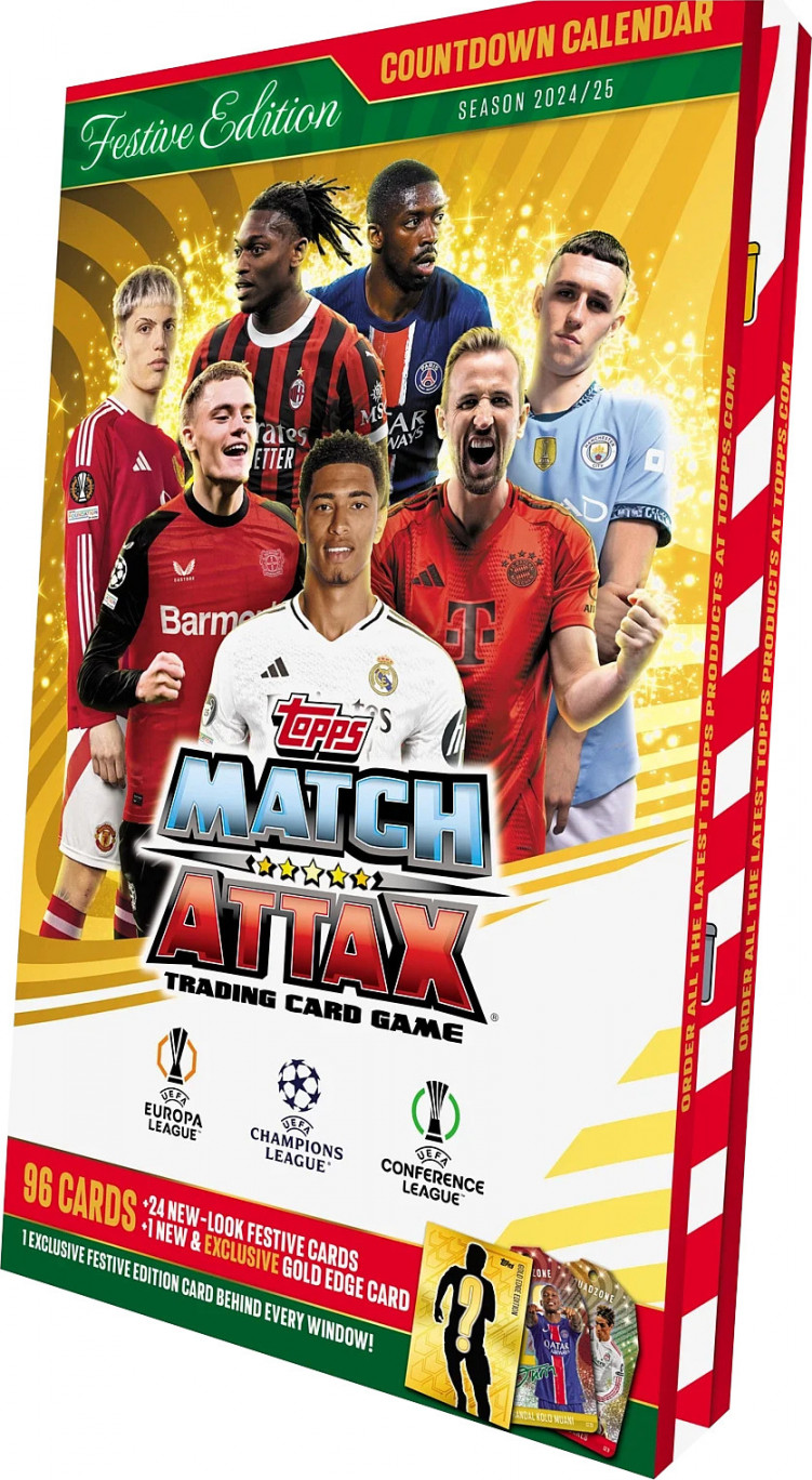 Topps advent calendar Match Attax /  Online shop BM